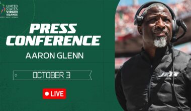 Aaron Glenn Press Conference (10/3) | New York Jets