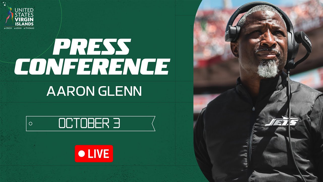 Aaron Glenn Press Conference (10/3) | New York Jets