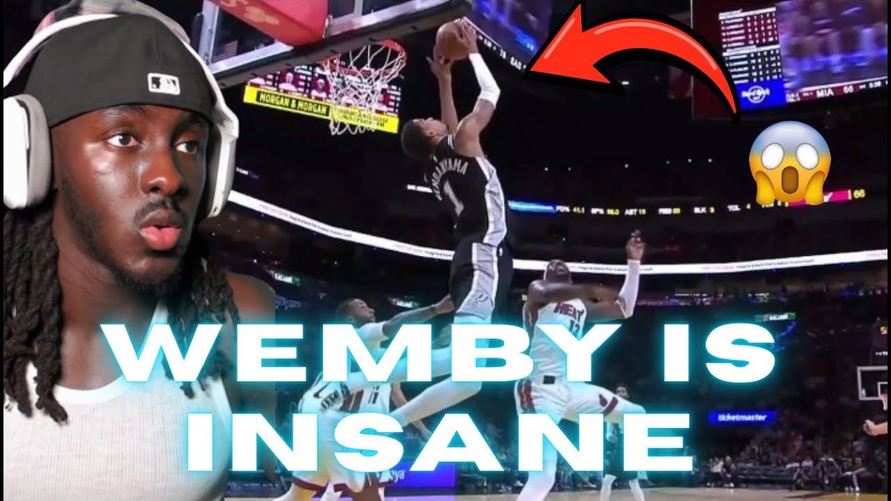 Wemby Is NOT HUMAN.. Spurs Vs Heat Reaction