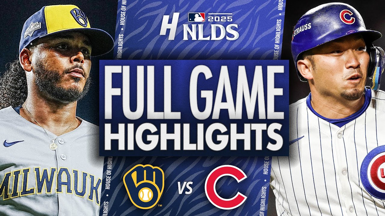 Milwaukee Brewers vs Chicago Cubs - GAME 4 FULL HIGHLIGHTS | October 9, 2025 MLB Playoffs
