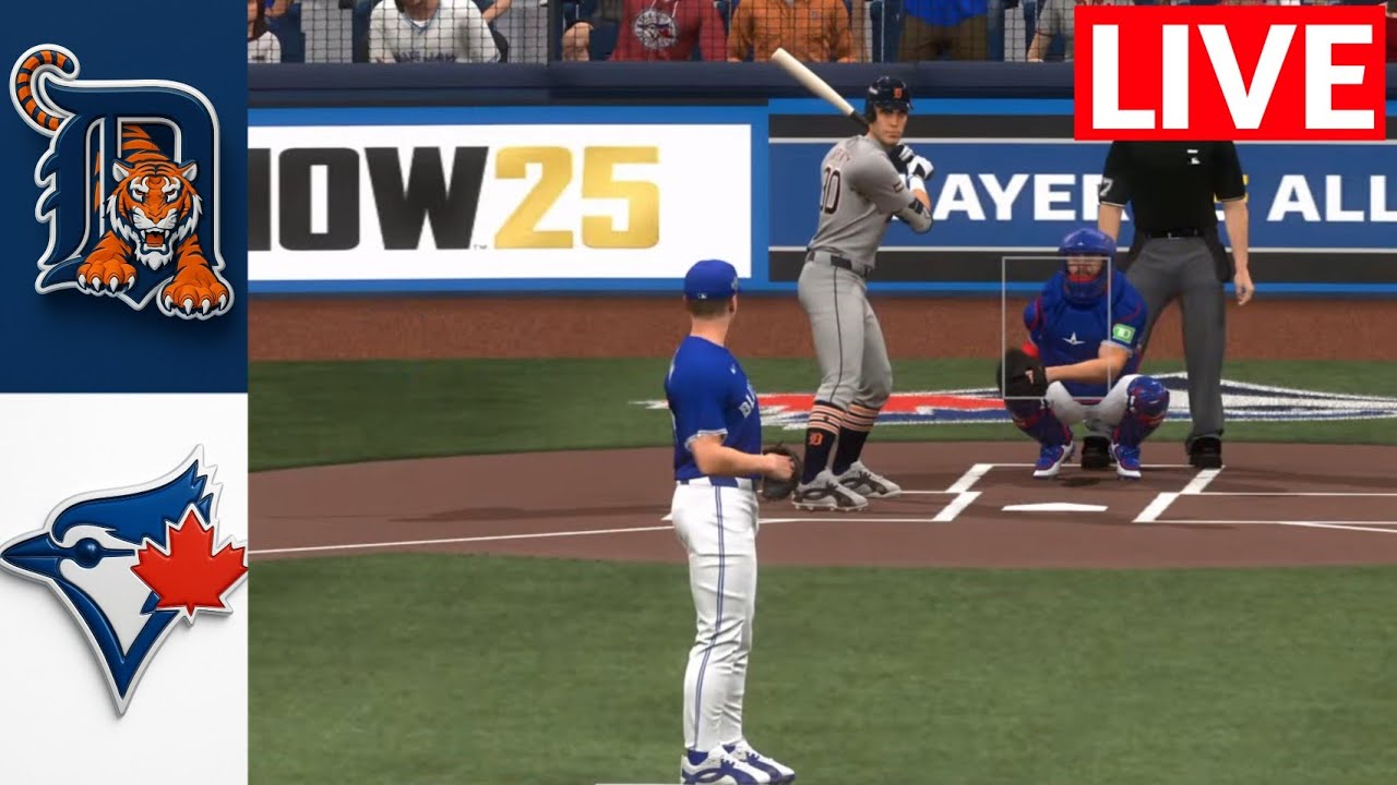 🔴 LIVE : Toronto Blue Jays vs Detroit Tigers |Oct 9th ALCS POSTSEASON | MLB THE SHOW 25 SIMULATION