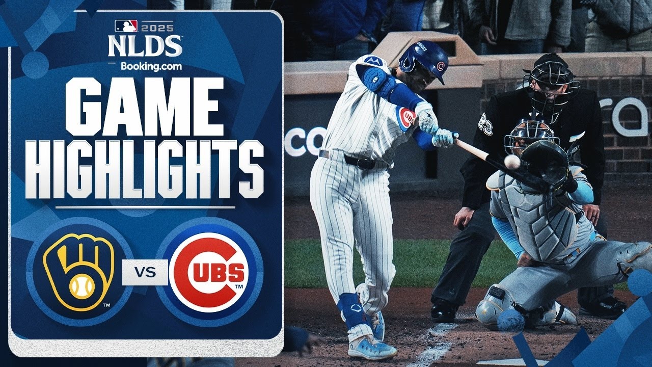 Brewers vs. Cubs NLDS Game 4 Highlights (10/9/25) | MLB Highlights