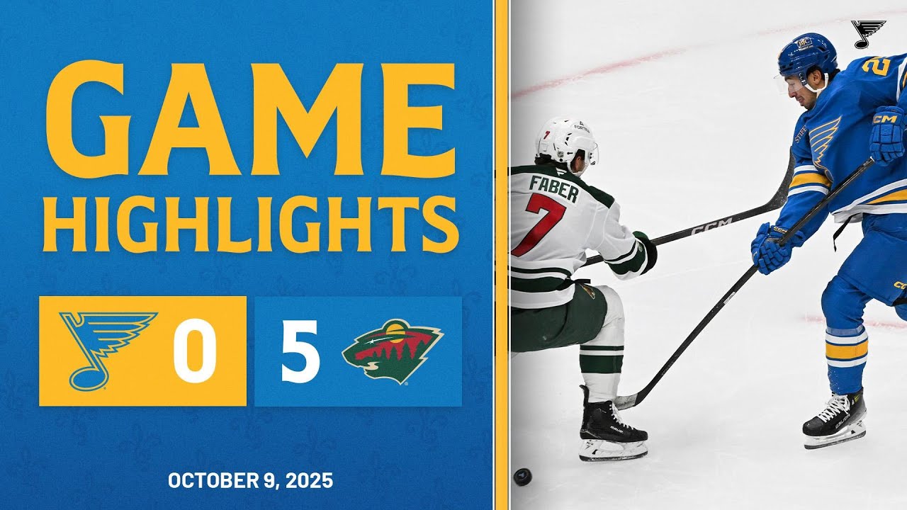 Game Highlights: Wild 5, Blues 0