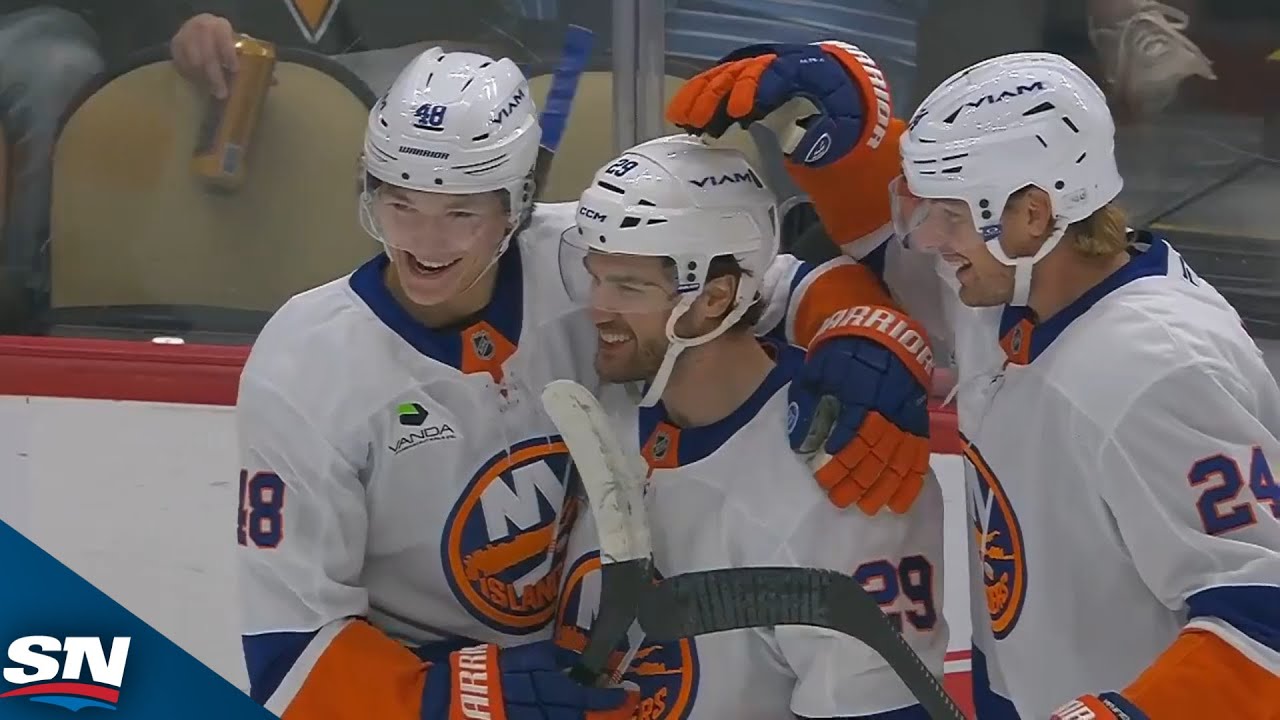 Islanders' Matthew Schaefer Picks Up First NHL Point With Assist On Jonathan Drouin's Goal