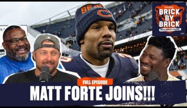 MATT FORTE JOINS! Can Chicago Bears Run Game Improve? | Brick x Brick Podcast