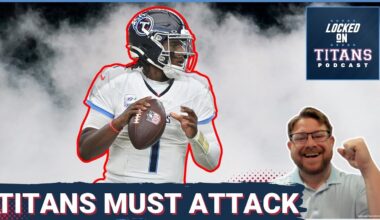Tennessee Titans MUST ATTACK Las Vegas Raiders, JC Latham Must Return to O-Line & Chance to Streak