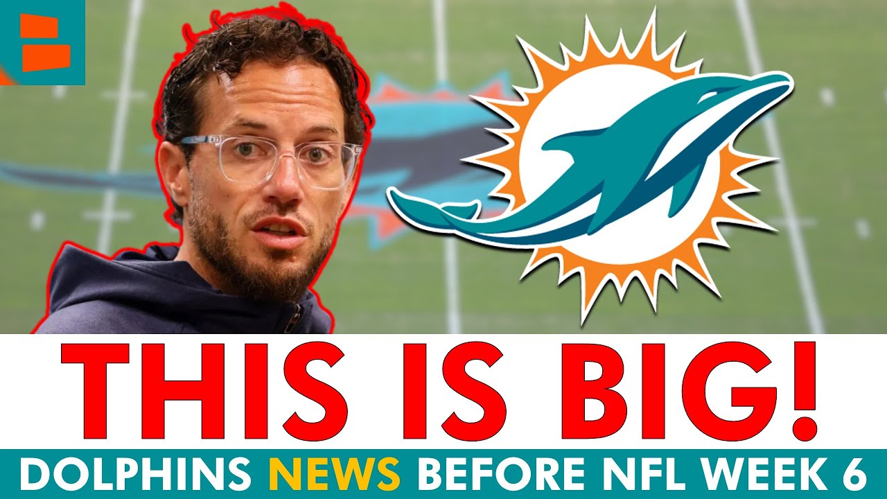 Dolphins Get BIG-TIME NEWS Before NFL Week 6
