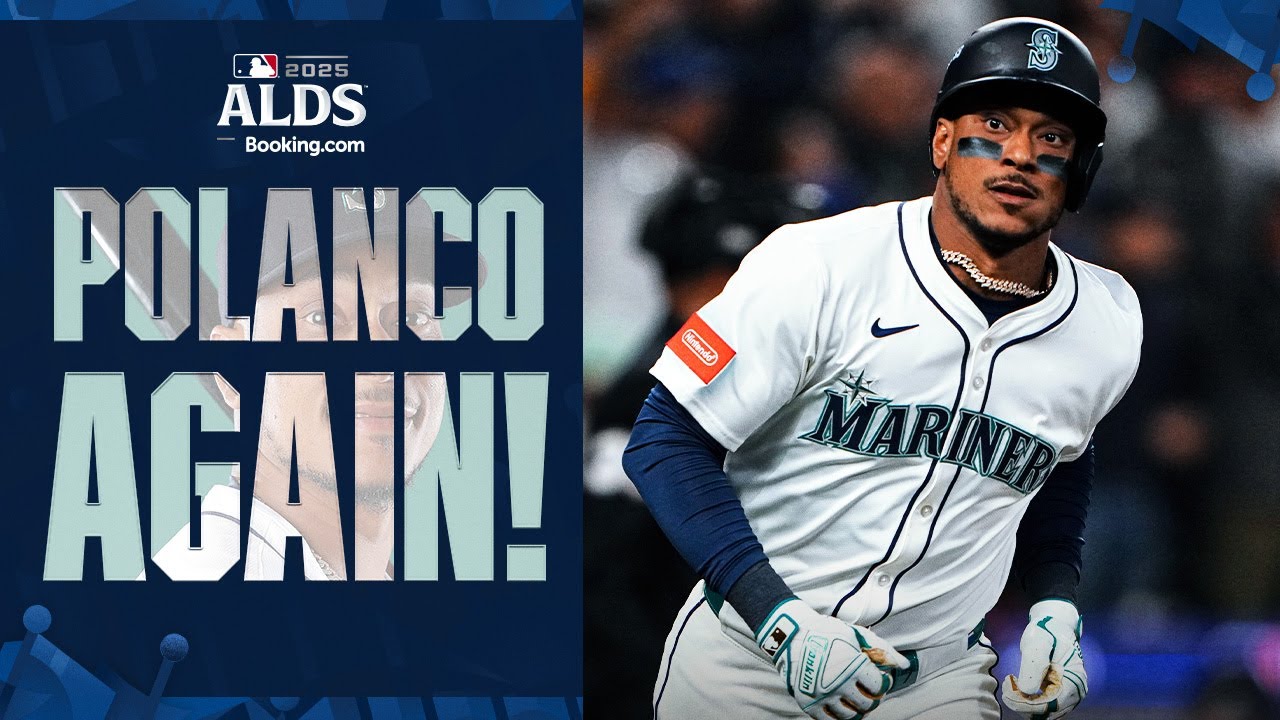Jorge Polanco joins Edgar, Griffey Jr. and Buhner as Mariners who homered 2x in 1 Postseason game! 🔱