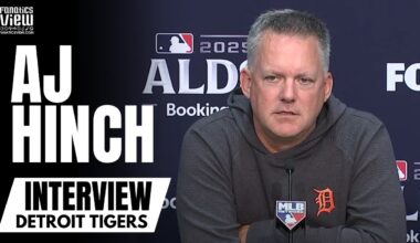 AJ Hinch Responds to Josh Naylor Sign Stealing, Detroit Tigers vs. Mariners Game 5 ALDS Matchup