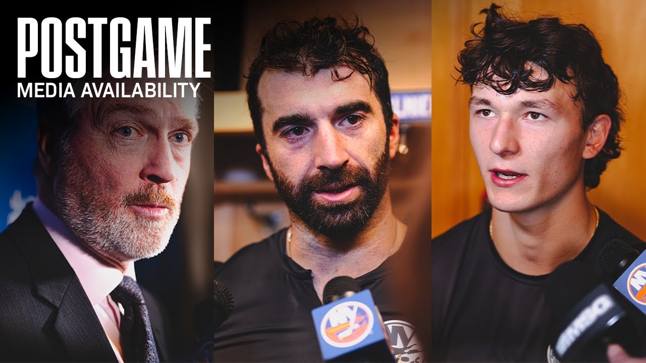 Postgame Availability | NYI vs PIT (10/9/25)