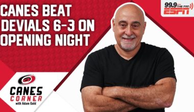 K'Andre Miller and Seth Jarvis lead Carolina Hurricanes to 6-3 opening night win