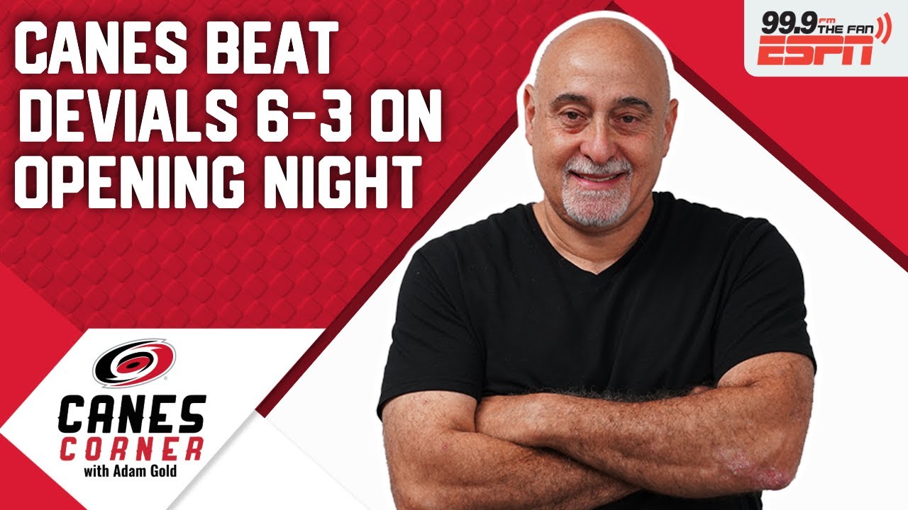 K'Andre Miller and Seth Jarvis lead Carolina Hurricanes to 6-3 opening night win