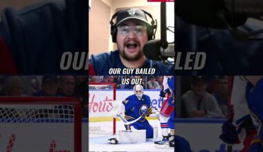 Owen Parker shares his thoughts on Alex Lyon's performance in the Sabres opener #buffalosabres #nhl