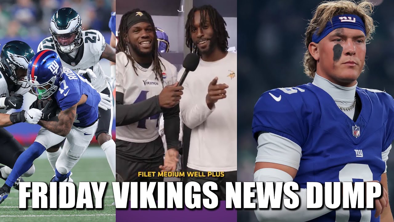 Minnesota Vikings News Dump (10.10.25) | Eagles Can Get Got, Steakgate, Jaxxxxson Lessons