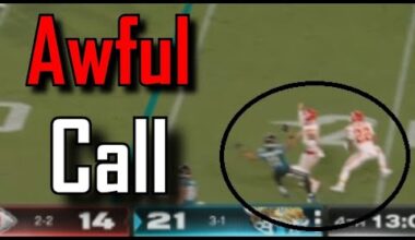 One of the worst missed calls you'll ever see | Kansas City Chiefs Vs Jacksonville Jaguars