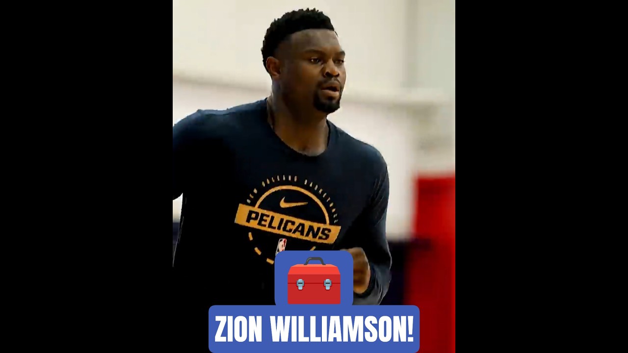 Zion Williamson in his bag 🧰 #pelicans #nba #shorts