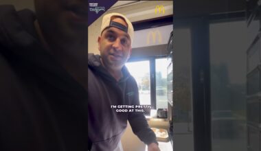 McDonald's on us! Celebrating Thanasis Antetokounmpo's return to the Milwaukee Bucks.