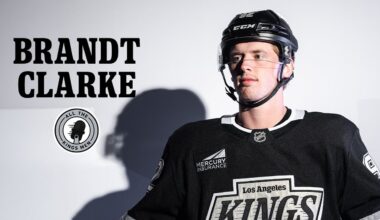 Talking Hockey Nicknames with Brandt Clarke! | LA Kings