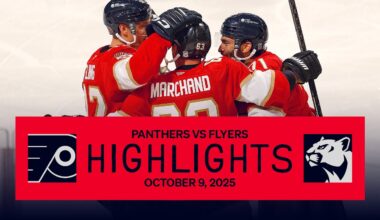 Panthers vs Flyers Highlights | 10.9.25