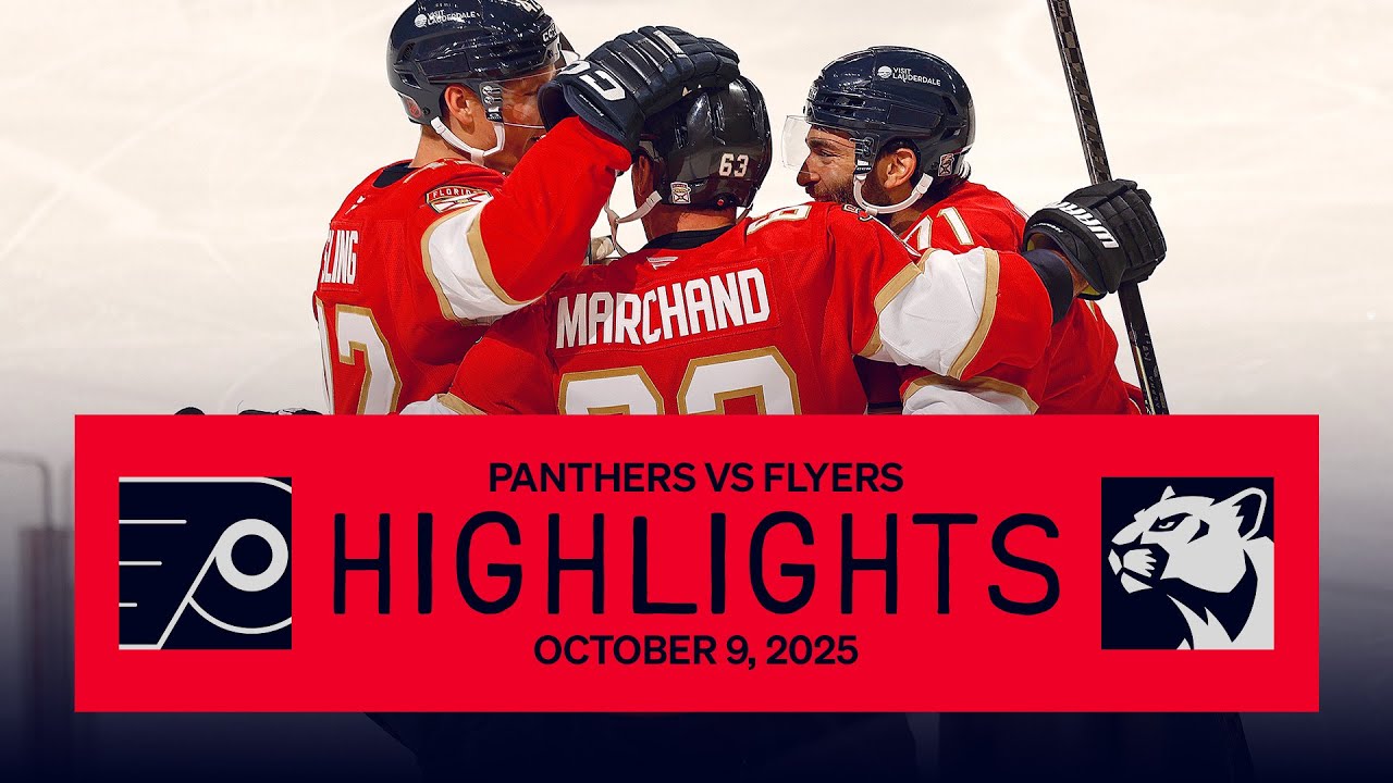Panthers vs Flyers Highlights | 10.9.25