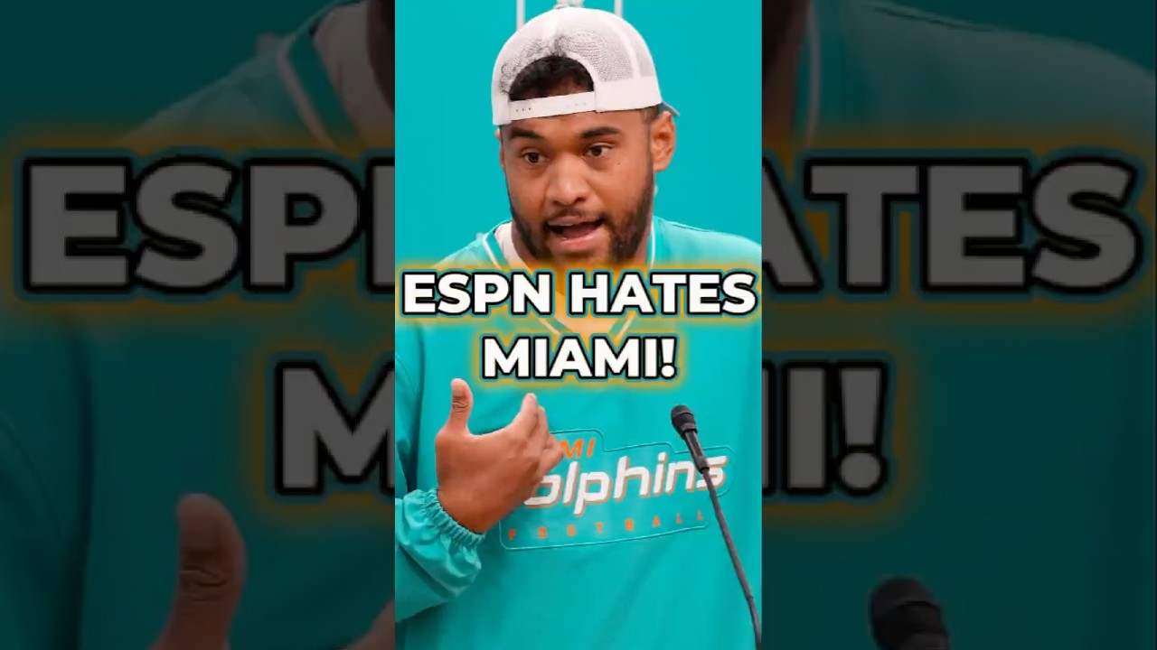 ESPN DISRESPECTS The Miami Dolphins! #shorts #nfl #miamidolphins