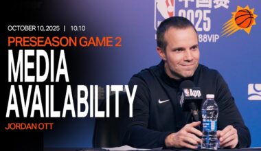 Head Coach Jordan Ott Postgame Media Availability from Macao, China | Phoenix Suns | 10-10-25