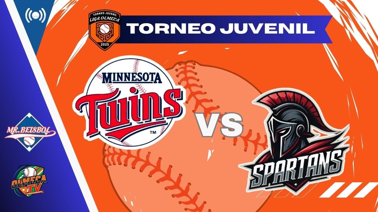 ⚾️ TWINS vs SPARTANS| TORNEO JUVENIL DE BEISBOL LIGA OLMECA