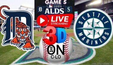 🔴Seattle Mariners vs Detroit Tigers. Game 5 ALDS Live MLB Baseball. Play by Play 3D Presentation