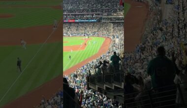 Absolute SCENES from T-Mobile Park! #ALDS