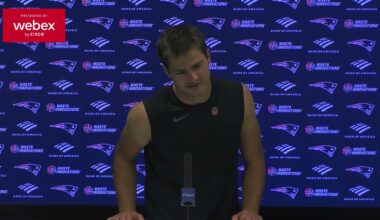 Drake Maye: "It Doesn't Mean Anything Unless You Can Build On It." | Patriots Press Conference