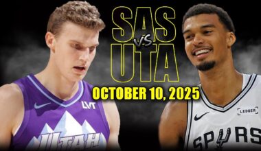 San Antonio Spurs vs Utah Jazz Full Game Highlights - October 10, 2025 | NBA Preseason