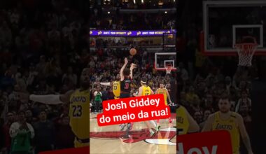 A cesta ANTOLÓGICA de Josh Giddey contra os Lakers! #NBA #JoshGiddey #shorts