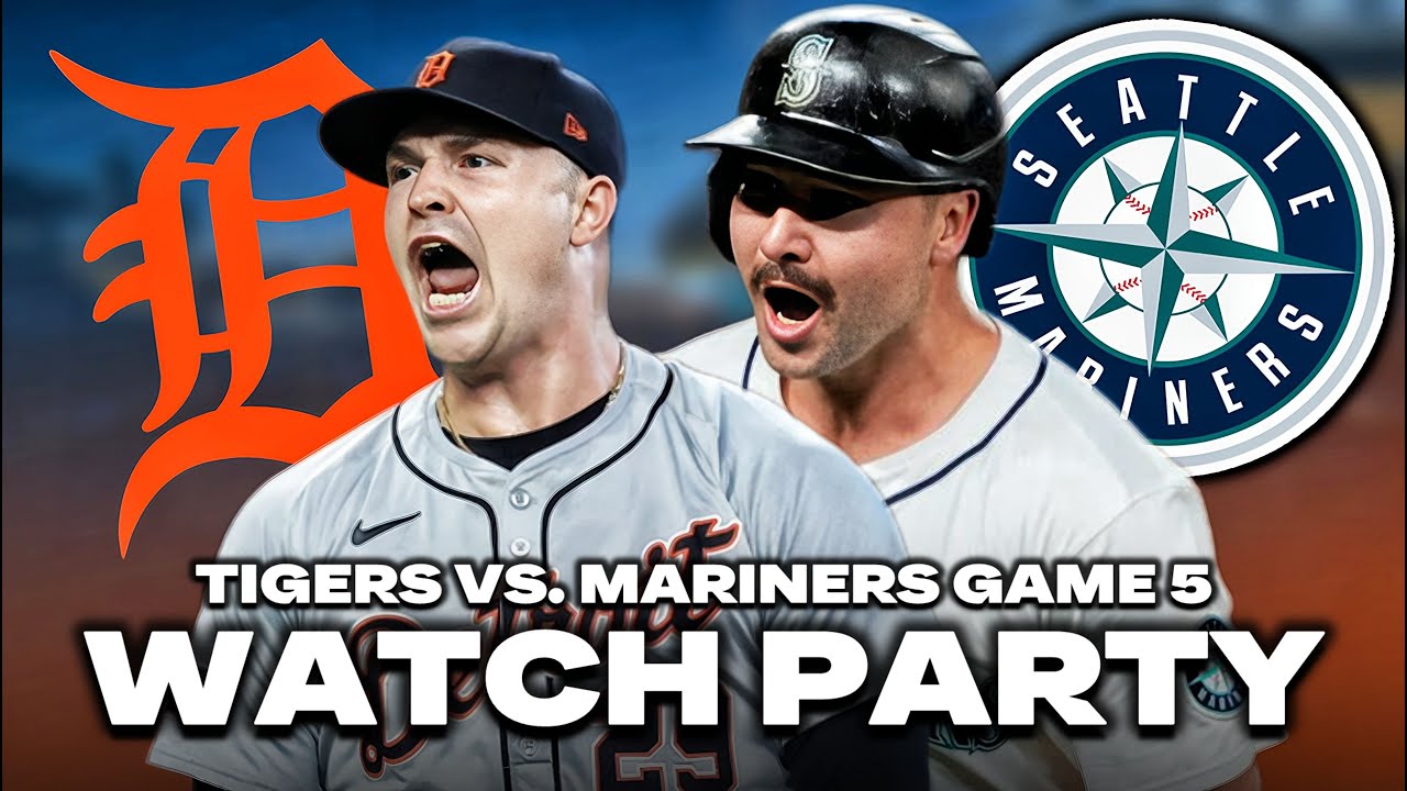 Detroit Tigers Vs Seattle Mariners LIVE Watch Party | October 10th, 2025
