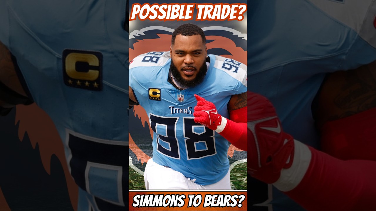 🚨BREAKING: Chicago Bears WANT to TRADE for Jeffery Simmons? #tennesseetitans #chicagobears #shorts