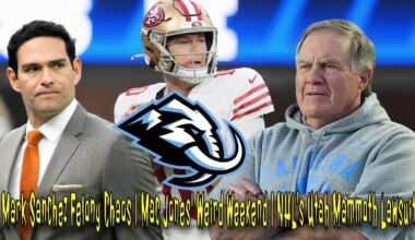 Mark Sanchez Felony Chaos | Mac Jones' Weird Weekend | NHL’s Utah Mammoth Lawsuit