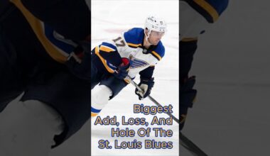 St Louis Blues Biggest Add, Loss, And Hole. Comment your picks below #nhl #stlouisblues