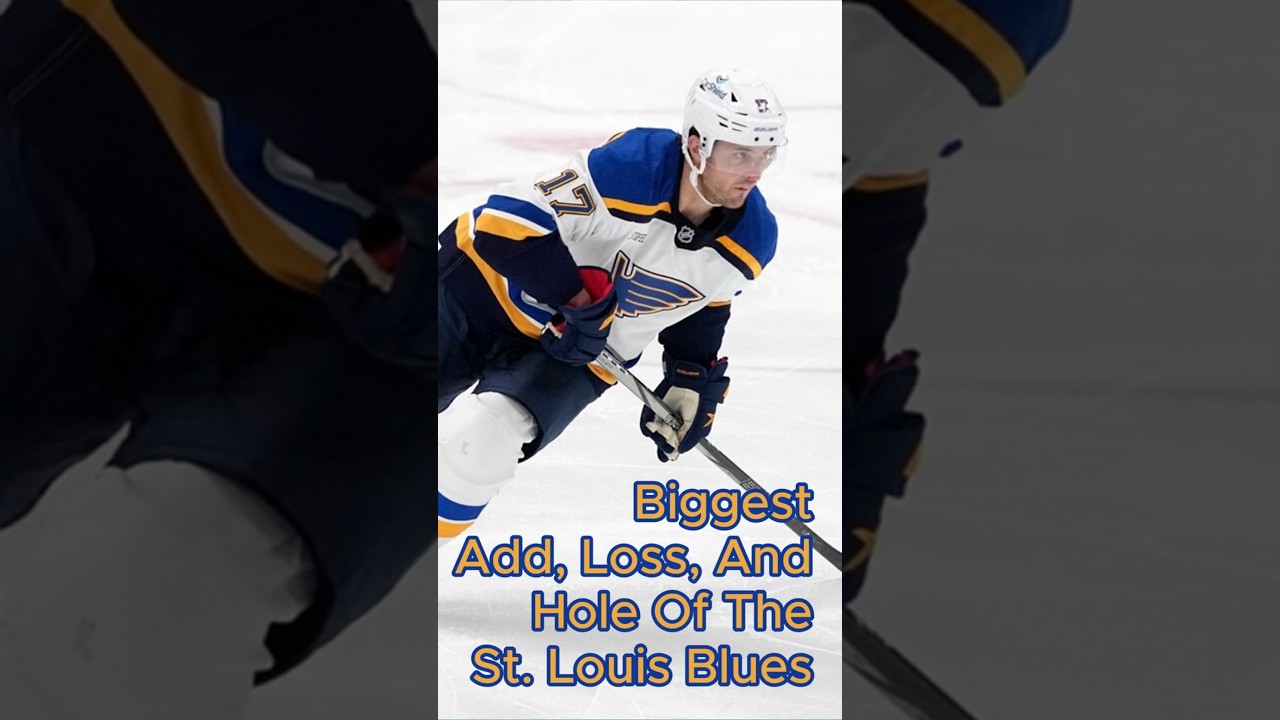 St Louis Blues Biggest Add, Loss, And Hole. Comment your picks below #nhl #stlouisblues