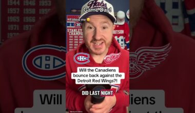 Will the Montreal Canadiens bounce back against the Detroit Red Wings?