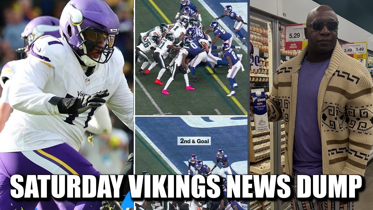 Minnesota Vikings News Dump (10.11.25) | Darrisaw Domination, Games to Hate Watch, THE DUDE ABIDES