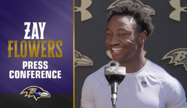 Zay Flowers: I Feel Like I Got Faster and Stronger | Baltimore Ravens