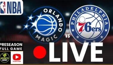 LIVE: Orlando Magic x Philadelphia 76ers NBA REAL-TIME PLAYBYPLAY | Preseason