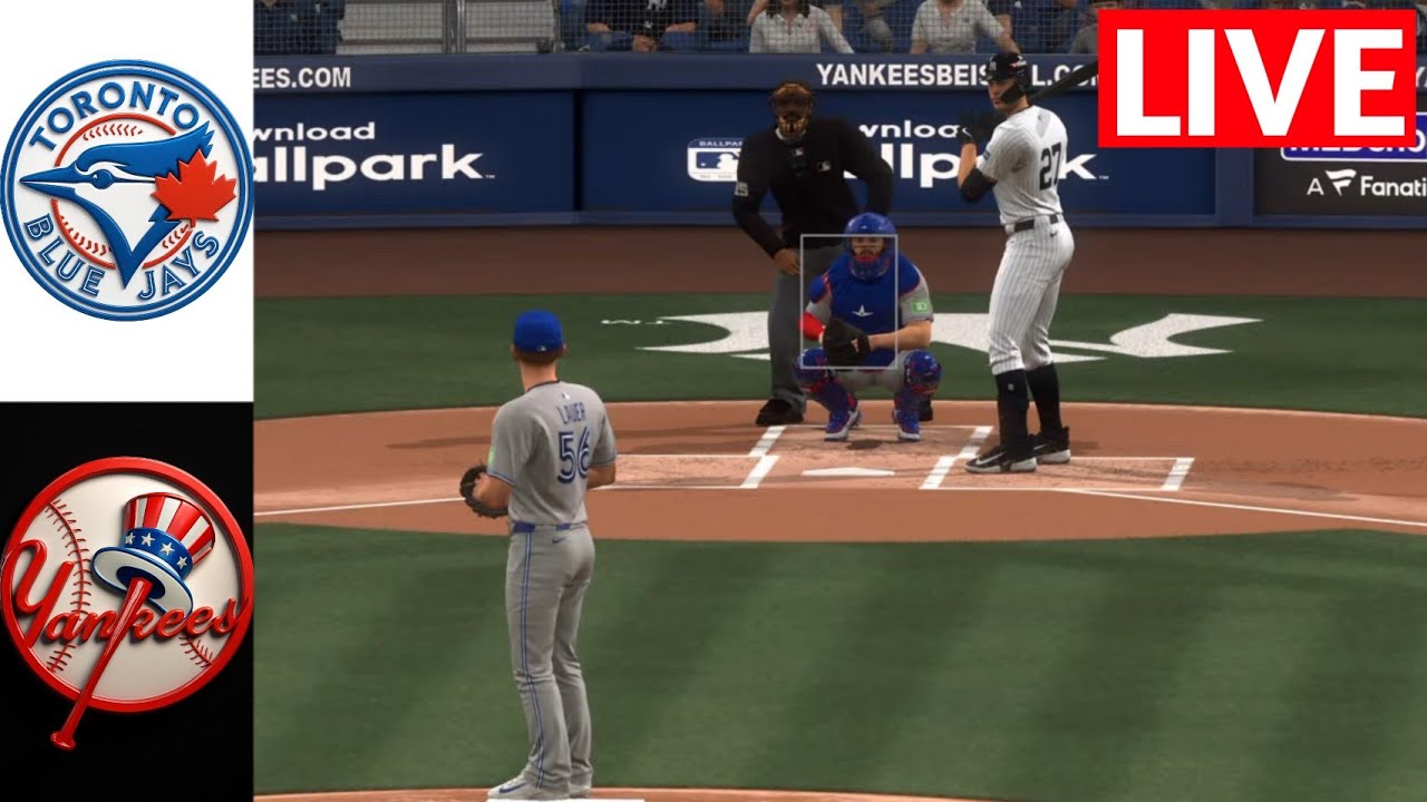 🔴 LIVE : New York Yankees vs Toronto Blue Jays |Oct 7th ALDS POSTSEASON | MLB THE SHOW 25 SIMULATION