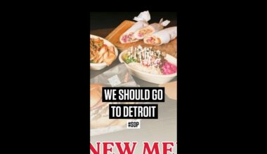 The boys get all hot and bothered over Detroit's new arena menu 🍔🫦 #SDP #redwings #nhl