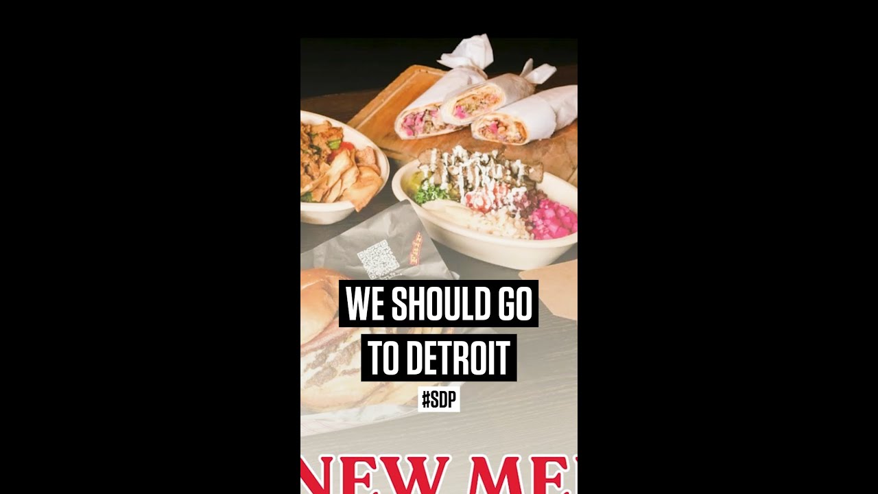 The boys get all hot and bothered over Detroit's new arena menu 🍔🫦 #SDP #redwings #nhl