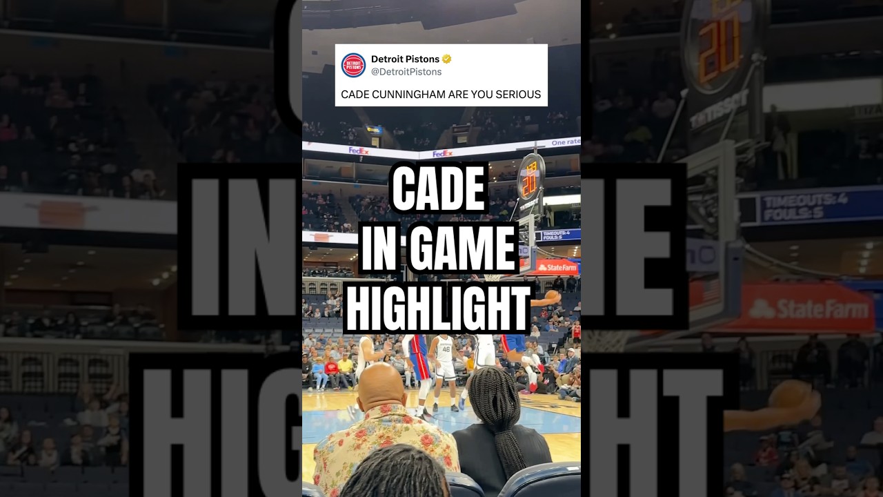 Cade put on a show #nba #detroitpistons #nbahighlights