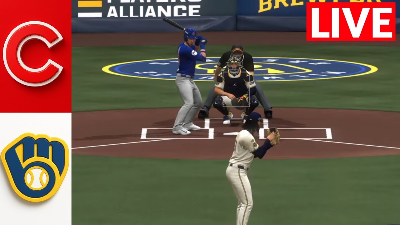 🔴 LIVE : Chicago Cubs vs Milwaukee Brewers | Oct 11th NLDS POSTSEASON | MLB THE SHOW 25 SIMULATION