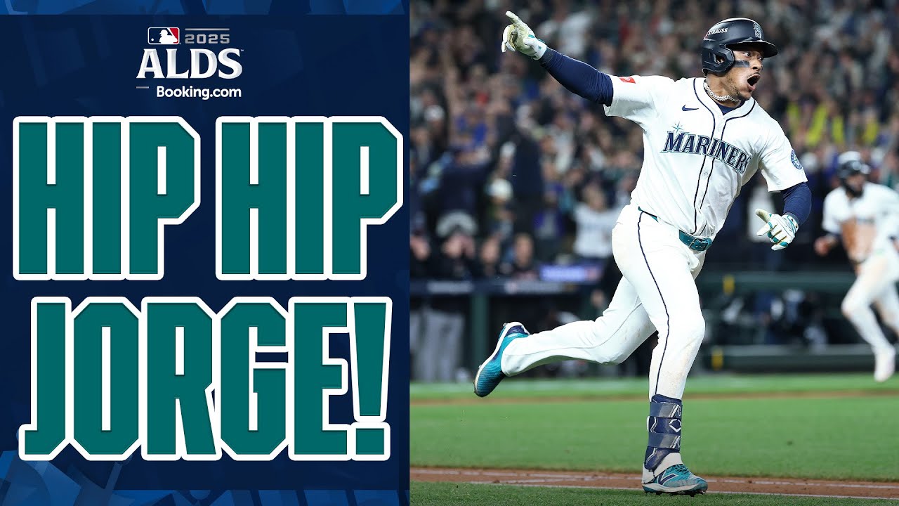 JORGE POLANCO WINS IT IN THE 15TH INNING! The Mariners are heading to the ALCS in 2025 🔱
