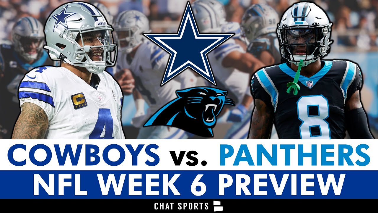 Dallas Cowboys vs. Carolina Panthers: Injury News, Matchups & Players To Watch | NFL Week 6 Preview