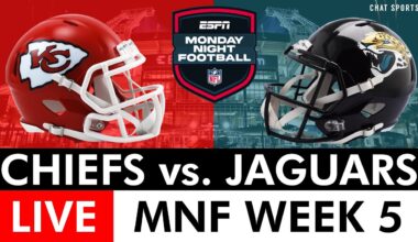 Monday Night Football LIVE Stream: Jaguars vs. Chiefs Watch Party & Analysis, NFL Week 5 On ESPN