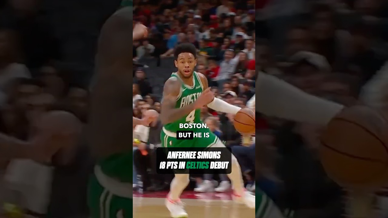 HIGHLIGHTS: Anfernee Simons in his Celtics debut ☘️ #anferneesimmons #bostonceltics #nba